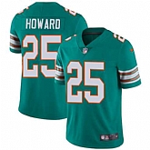 Nike Miami Dolphins #25 Xavien Howard Aqua Green Alternate NFL Vapor Untouchable Limited Jersey,baseball caps,new era cap wholesale,wholesale hats